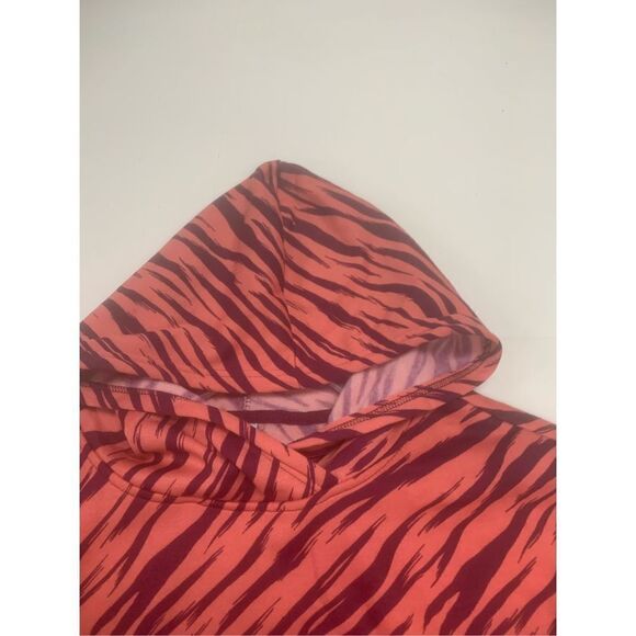 Zebra Patterned Sweatshirt Hoodie - Picture 4 of 4